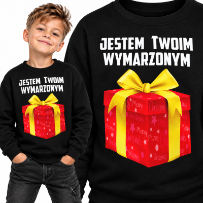 BLUZA ŚWIĄTECZNA JESTEM TWOIM WYMARZONYM
